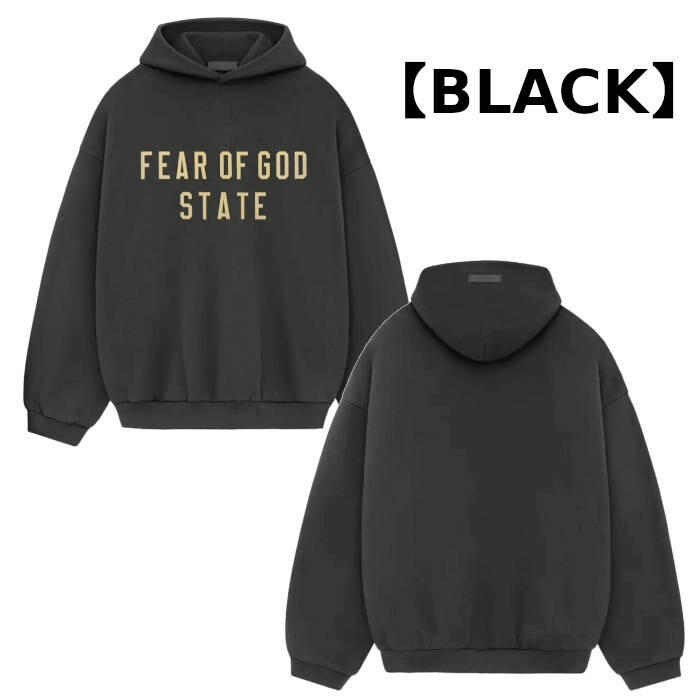 FOG ESSENTIALS 24FW ARCH LOGO SWEAT HOODIE / ブラック