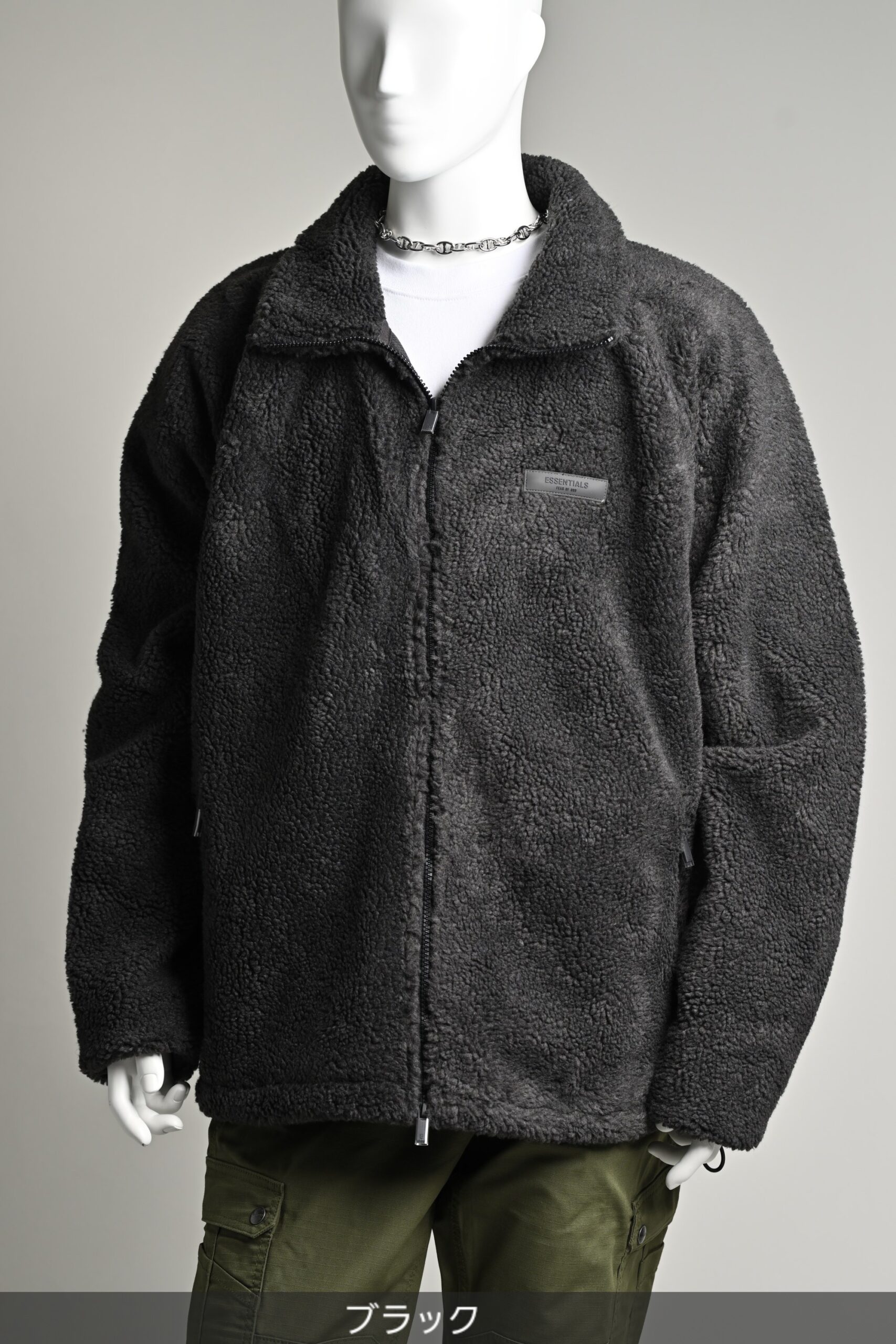 FOG ESSENTIALS FLEECE FULL ZIP JACKET IRON