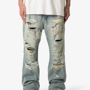 mnml ULTRA BAGGY DISTRESSED DENIM | VINTAGE BLUE